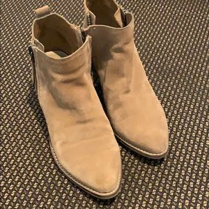 Moving Sale! Tan Suede Booties - Dolce Vita